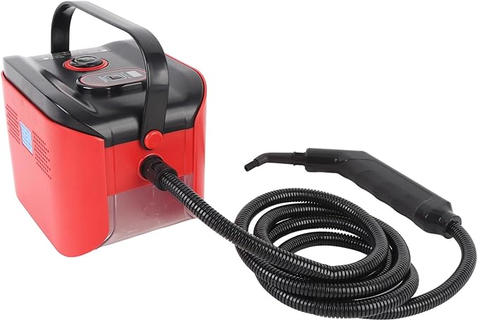 High Temperature Pressurized Handheld Steam Cleaner Portable Multipurpose Cleaner for Home Car Kitchen - High Pressure Red (US Plug 110V)