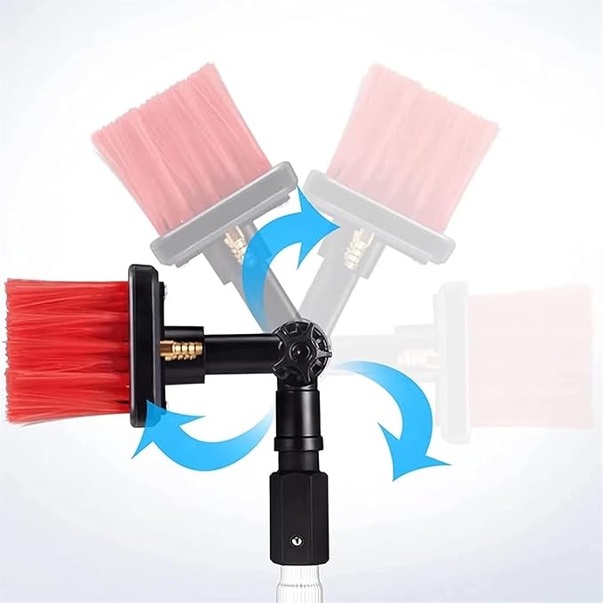 Solar Panel Cleaning Kit 6m Water fed Telescopic Brush Set with 30cm Brush Head for Window Cleaning and Photovoltaics