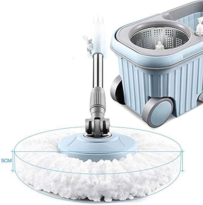 Drive Rotary Mop Household Lazy Stainless Steel Pole Automatic Hand Pressure Barrel