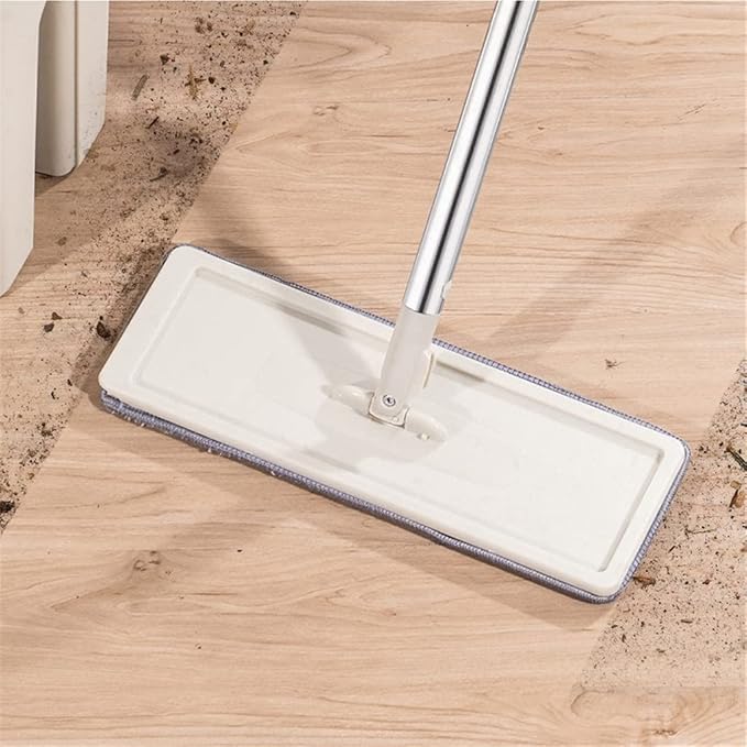 Cloth Hand Free Wringing House Home Floor Cleaning Mops Flat Squeeze Automatic Mop and Bucket Set