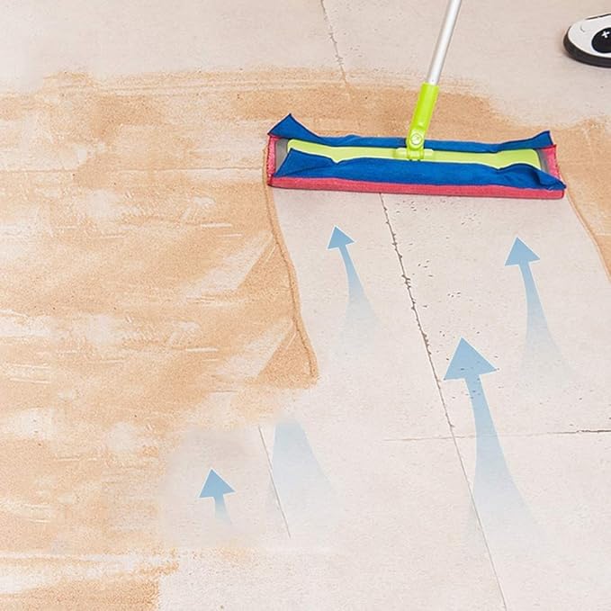 Professional Microfiber Mop | Stainless Steel Handle | Premium Pads