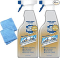 Bar-Keeper’s-Friend More Spray and Foam Cleaner 25.4oz Hard Water Stain Remover + 2x Microfiber Towel - Cleans Dirt from Hard Surfaces
