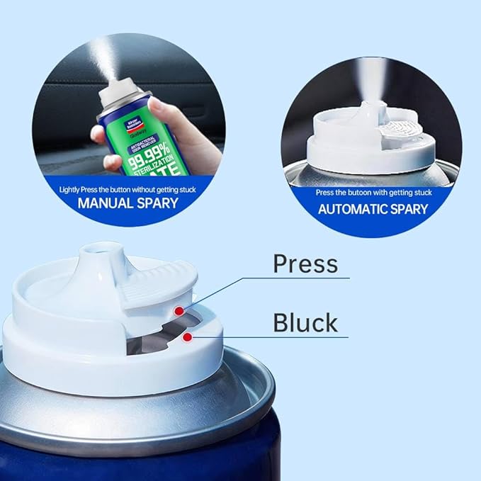 GLODWAY Car Air Freshener SprayGreen Tea Scent 6 OZ Odor Eliminator4 Pack for Cars Trucks RVs Home