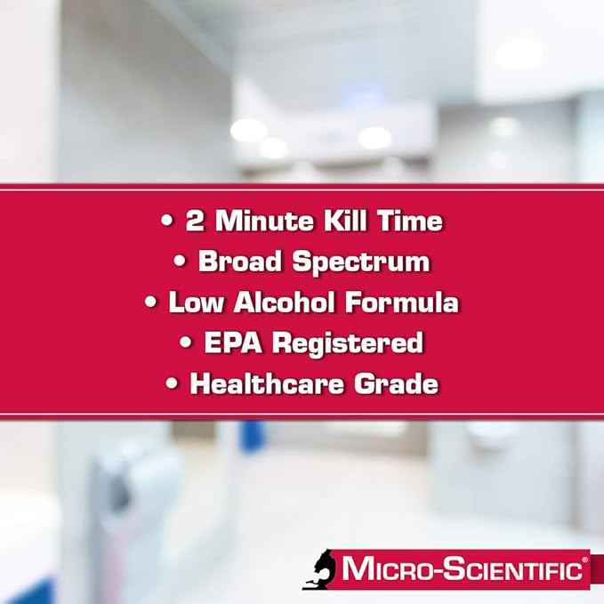 Micro-Scientific - OCS12-024 Opti-Cide3 Healthcare Grade Disinfectant Cleaner and Sanitizer Spray Model:NEMSI24SA