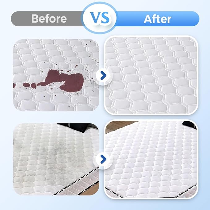 Mattress Cleaner and Stain Remover Spray Powerful Mattress Stain Remover for Bed Couch Carpet &amp Upholstery Gentle Yellow Stain Cleaner &amp Spot Treatment for Fabric 3pcs