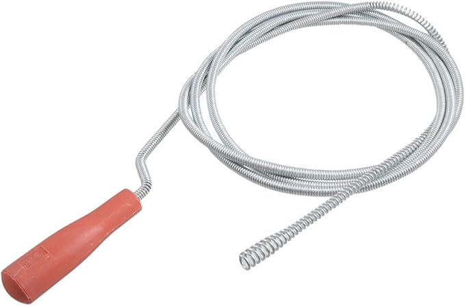 Plastic Grip Snake Spring Pipe Rod Sink Drain Cleaner Tool 2.5M (id: 354 b04 614 24d 5b3