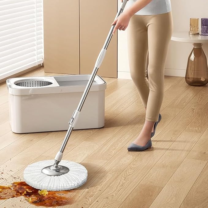 Rotating Mop Household Automatic Bucket No Need to Wash Floor Mops By Hand