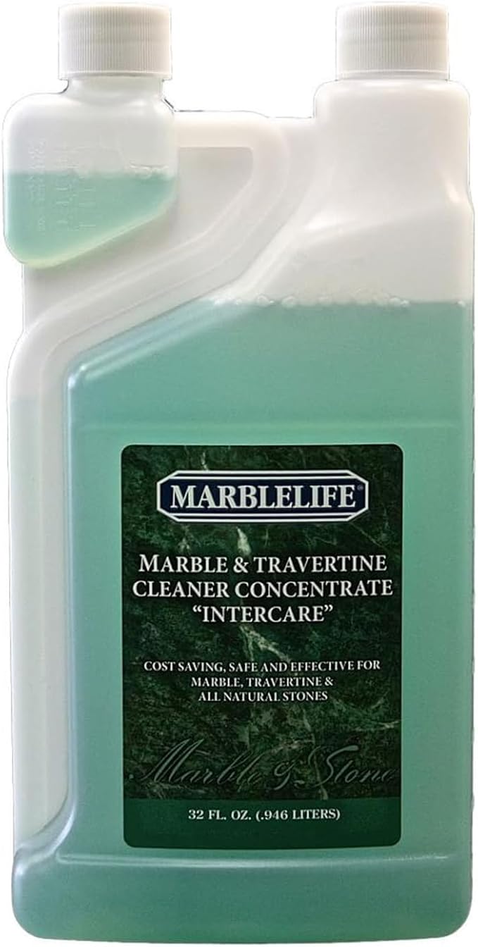 Marblelife Marble &amp Travertine Cleaner Concentrate Intercare 32oz