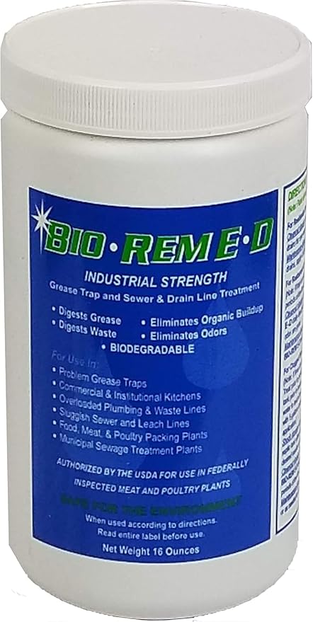 Bio-Rem E-D Sewer &amp Drain Line Treatment Bacteria (1 lb. container)