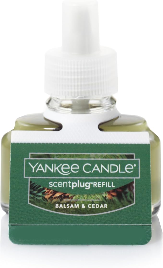 Yankee Candle ScentPlug Refill (2.5 Ounce (Pack of 4) Balsam &amp Cedar)