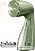HiLIFE Steamer for Clothes Portable Handheld Design 240ml Big Capacity 700W Strong Penetrating Steam Removes Wrinkle for Home Office and Travel(ONLY FOR 120V) (Olive Green)