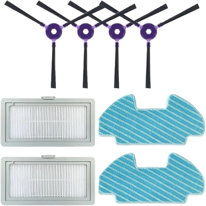 BeNtli Vacuum Cleaner Replacement PartMain Side BrushHepa FilterMop Cloth RagCompatible for Midea I5 I5C VCR07 VCR08 MR09 Compatible for Samsung VR05R5050WK (Color : As Shown 7)