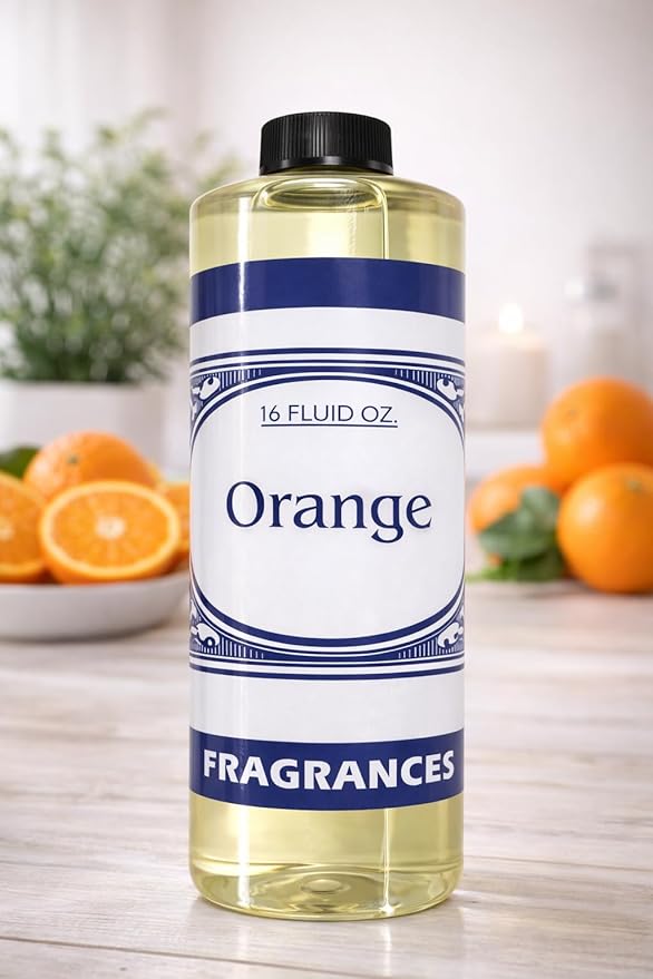 Vacuum Fragrance 16 fl oz – Water-Based Air Freshener Oil Compatible with Rainbow RainMate Sirena &amp Hyla (Orange)
