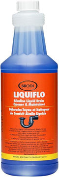 Liquiflo Hair Drain Clog Remover &amp Maintainer Eliminates Odors &amp Biofilm Odor-Free &amp Fumeless Declogger for Hair Grease &amp Organic Build up Safe for All Piping