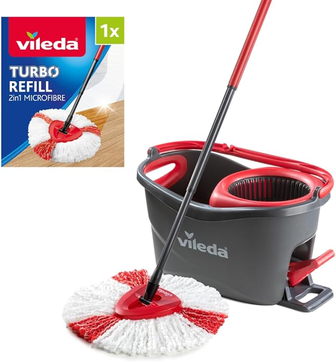 Vileda Easy Wring/Clean Turbo Mop and Bucket Set