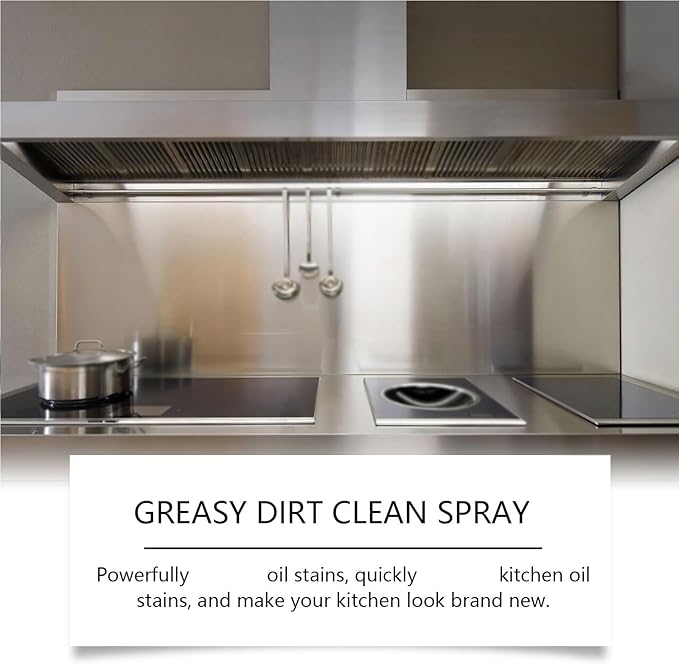Multifunctional Powerful Kitchen Foam Cleaner Greasy Dirt Clean Spray All-Purpose Household Cleaners For Tough Grease And Dirt (2PC)
