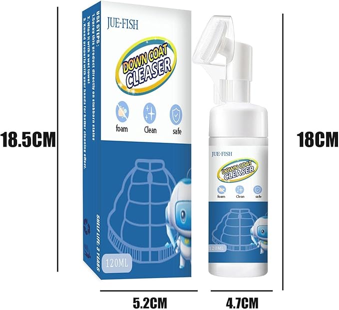 Down wash Cleaner Cleaning Down Dirt Effective Strong Cleaning Performance wash-in Cleaner for Laundry Down-Filled Coat Jackets Garments