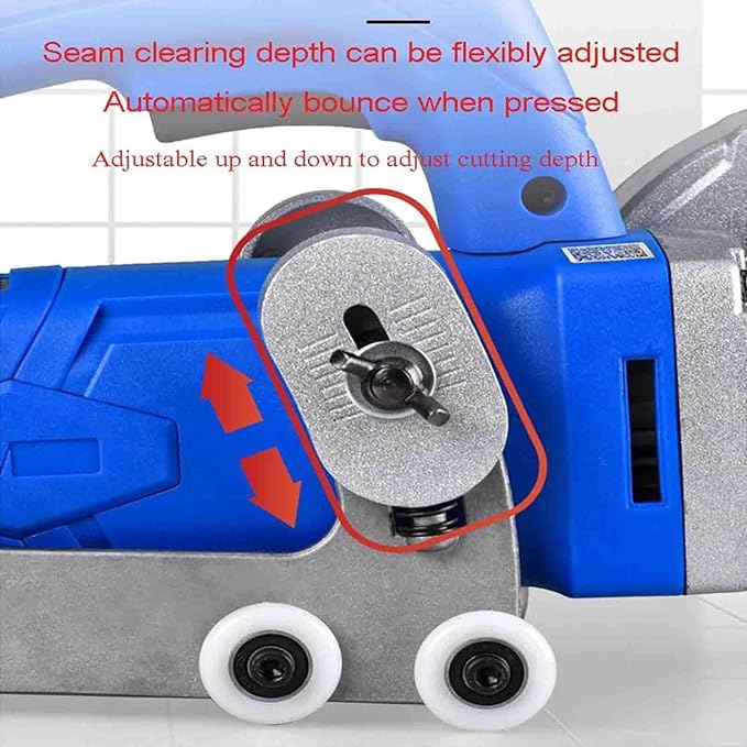 1200w Electric Grout Removal Tool Tile Grout Remover Machine with Automatic Water Blower Device Tile Grout Remover Machine DIY Electric Grout Removal Tool for Tile for Shower