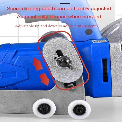 1200w Electric Grout Removal Tool Tile Grout Remover Machine with Automatic Water Blower Device Tile Grout Remover Machine DIY Electric Grout Removal Tool for Tile for Shower