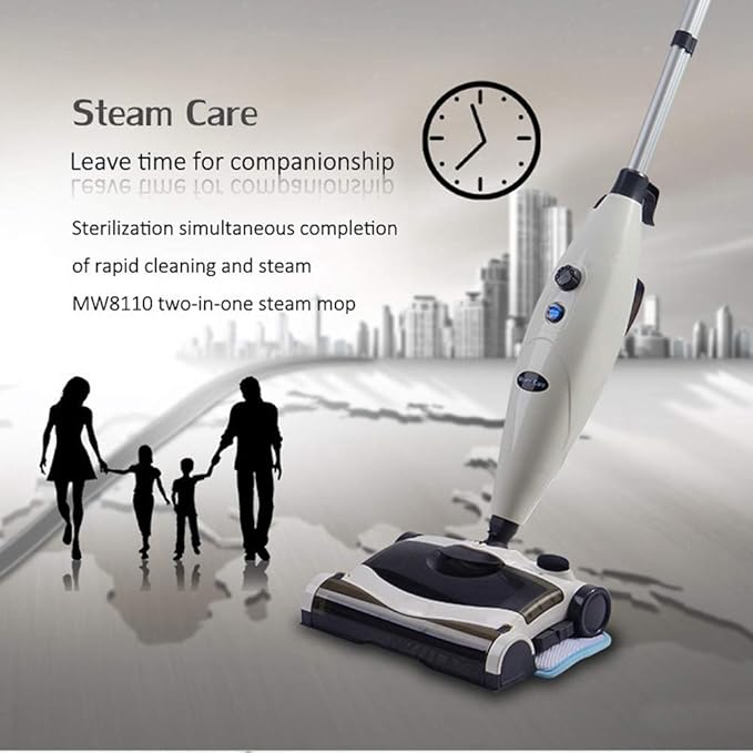 Electric Mop - 3 in 1 Spinner Waxer Quiet Powerful Cleaner Spin &amp Buffer Polisher for Hard Wood Tile Vinyl Marble Laminate Floor
