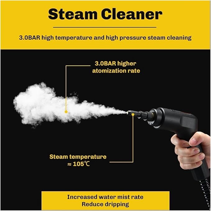 Handheld Multifunctional High-temperature Steam Cleaner Compatible With Car &amp Home(13110 V)