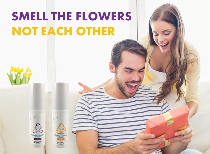 Purefy-Then-Go Spray (No.2 4-Scent Gift Pack) specialty toilet and fragrance (shoe or room) spray natural and authentic scents No harsh chemcials.