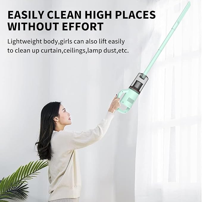 Cordless Vacuum Cleaner Handheld Stick Mini Lightweight 2-in-1 Vacuum for Pet Hair Hardwood Floor Cat Litter Home Cleaning