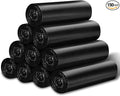 SuperValue 6-10 Gallon Trash Bags | 150 Count Bulk | Tall Kitchen | Can Liners | black Multi-Use Garbage BagsThickened garbage bags20 x 24 inch 50cm x 60cm
