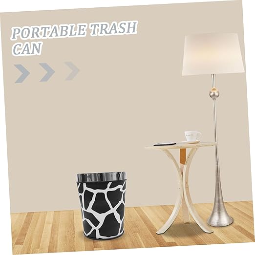 Large Capacity Retro Trash Bin Open Top Bedroom Wastebasket for Office Kitchen Living and Material Compact Design for Household Garbage and Disposal