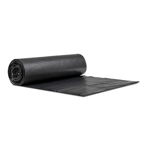 Inteplast VALH3860K22 HDPE Waste Can Liner 0. 74 Mil Star Seal 38 x 58 Black (6 Pack of 25)