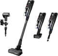 Bissell PowerClean FurGuard 280W Self-Standing Cordless Vacuum w/Self-Cleaning Brush Roll Strong Suction Removeable Battery Wall Mount Upholstery Tool &amp Bright Headlights