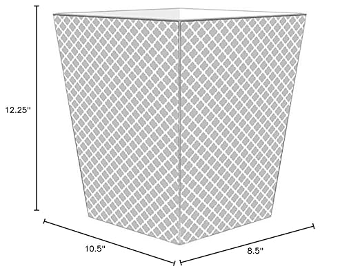 Marye-Kelley WB2804-Gray Chelsea Wastepaper Basket