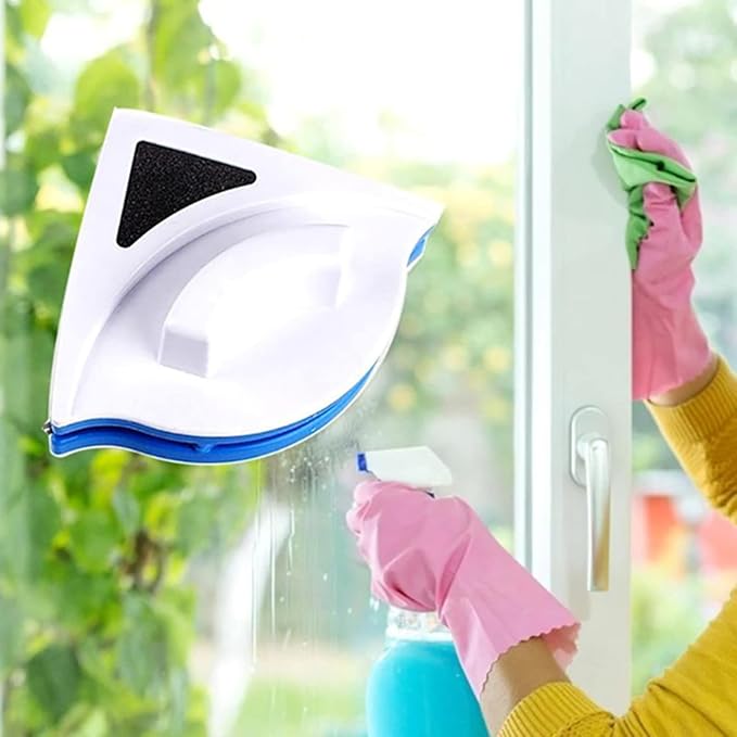 Glass Cleaning Tools Double Side Magnetic Wash Window Wiper Household Cleaning Brush Glass Cleaner Tool for Glazed3~8mm
