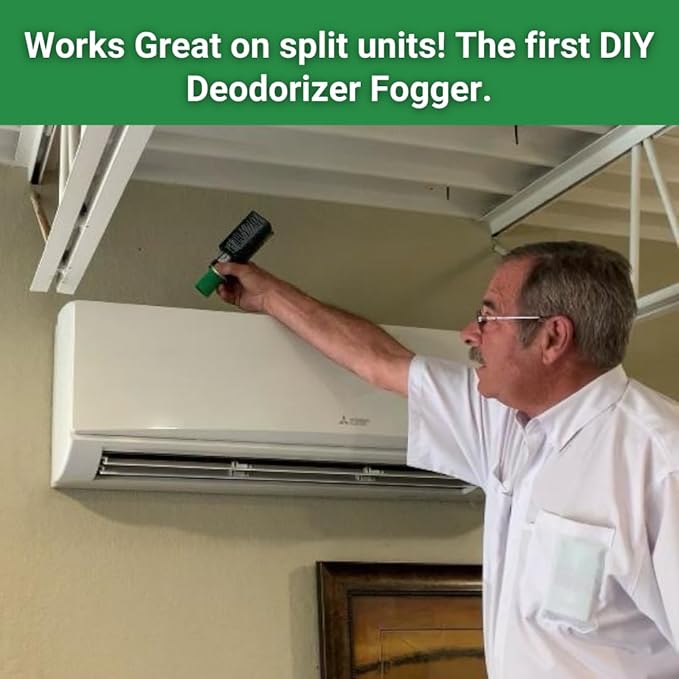 Air Freshener for HVAC Systems Commercial Residential &amp Cars| Made with Thyme extract natural Plant based | Now available in a Concentrated Formula for maximum effectiveness (Pack 4)