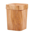 LUOZZY Wood Grain Trash Can Wastebasket Garbage Container Waste Bin for Bathrooms Powder Rooms Kitchen Home Offices - 12L