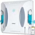 FMART W6 Window Cleaner Robot Double-Sided Spray Water 3800Pa Strong Suction Smart Window Cleaning Robot APP&ampRemote Control Robot Suitable for Outdoor/Indoor High Rise Windows