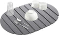 Quick Dry Stone Mat Stone Drying Mat for Kitchen Counter Large Dish Drying Mat - Diatomaceous Earth Dish Drying Mats Modern Fast Dry Pad for Bathroom 24x16 DarkGray