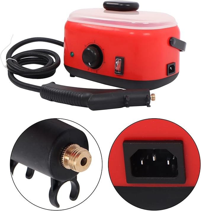 waltyotur Steam CleanerHandheld Steam Cleaner 2500W Pressurized Steam Cleaner with 3 Brush Heads Portable Steamer for Upholstery Car Kitchen CarpetsGrout and Tile