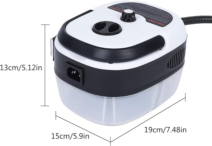 Handheld Steam Cleaner 2500W High Temperature Pressurized Steam Cleaner for Home Use Fast Heating Portable Steamer Cleaning Machine with 3 Brush Heads for Kitchen Car Detailing