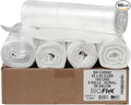 Aluf Plastics 56 Gallon 1.5 MIL (eq) Clear Heavy Duty Garbage Bags - 43 x 46 - Pack of 100 - For Industrial Recycling Storage &amp Outdoor