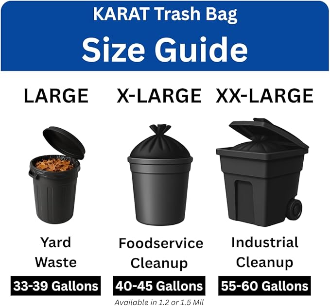 Karat Trash Can Liners