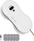 Window Cleaning Robot Automatic Window Cleaner Robot with Dual Spray Edge Detection Intelligent Path Planning 3000pa Strong Suction Anti-Drop Protection for Glass
