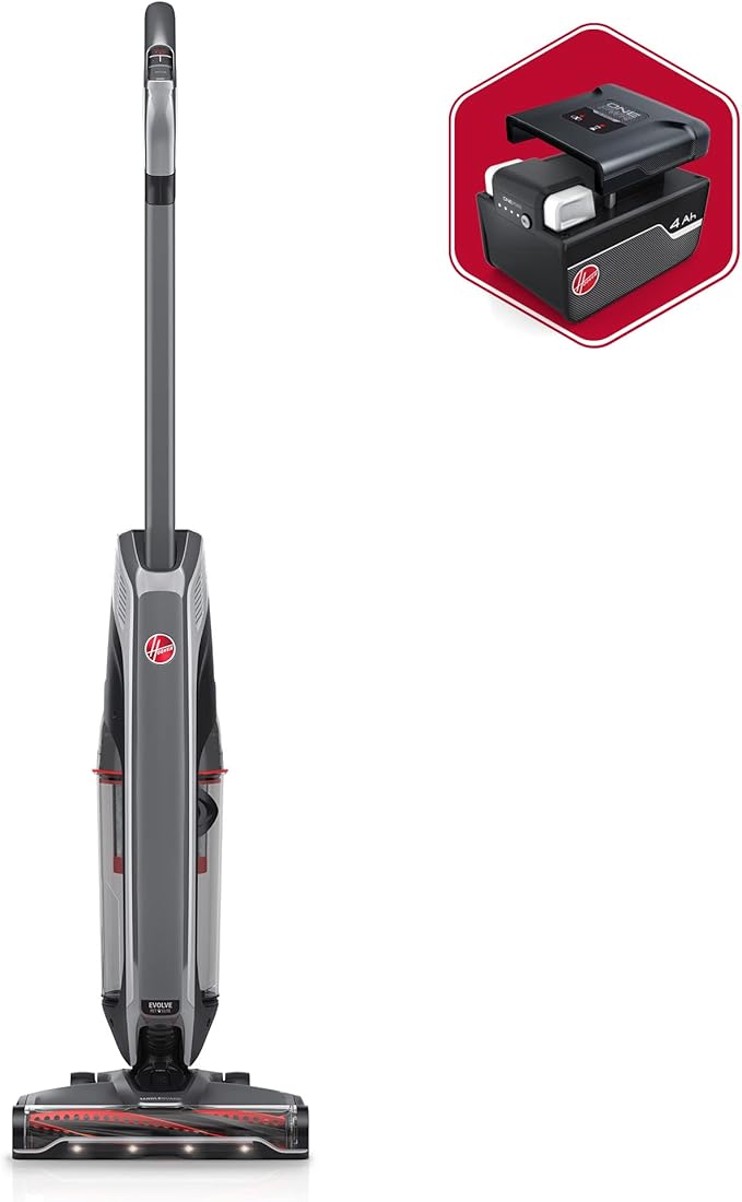 Hoover ONEPWR Evolve Pet Elite Cordless Vacuum Cleaner Lightweight Stick Vac Small Upright Vacuum Cleaner Ideal for Pet Hair XL Dirt Cup Capacity Cordless Vacuum Cleaners for Home Use