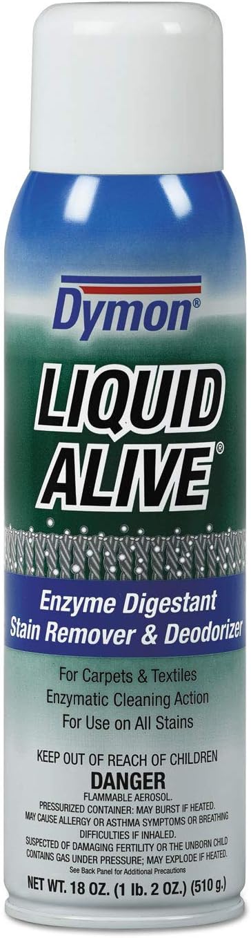 LIQUID ALIVE Carpet Cleaner/Deodorizer 20oz Aerosol Case of 12 Cans