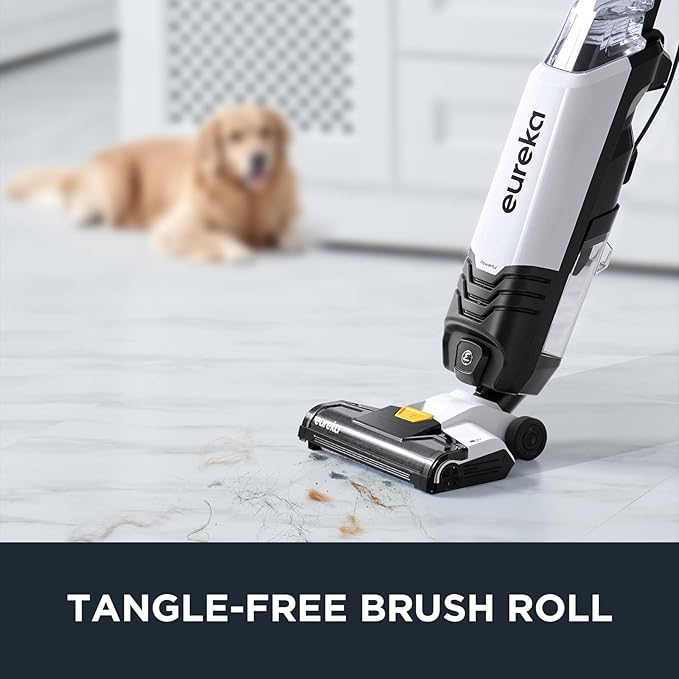 Eureka All in One Wet Dry Vacuum Cleaner and Mop for Multi-Surface Lightweight Self-Cleaning System for Hard Floors and Area Rugs 2-in-1 Corded