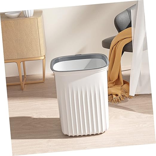 3pcs Lightweight Waste Basket Garbage Can Wastebasket Set for Bedroom Kitchen Hotel School