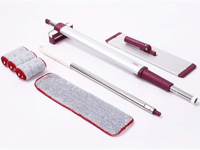 Professional Microfiber Mop | Stainless Steel Handle | Household Mopping Wooden Floor Mop