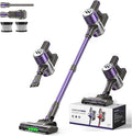 Cordless Vacuum CleanerVacuum Cleaner for Home with Brushless MotorLightweight Stick Vacuum with Self-Standing and Touch ScreenHardwood Floor Vacuum for Pet HairCarpetsTile(Light Purple)