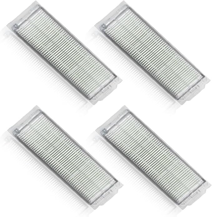 Robot Vacuum Mop- Pro STYTJ02YM MVVC01-JG VIOMI V2 V2 Pro V3 V-RVCLM21BCompatible for XiaoMi MiSweeper Part 2In1 Water Tank Dust Bin Box(4 Filter Screen)