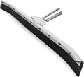 DSV Standard Curved Floor Squeegee 36’’ Rubber Blade Garage Squeegee Taper Pole Connection - Handle Sold Separately for Tiles Concrete and Asphalt
